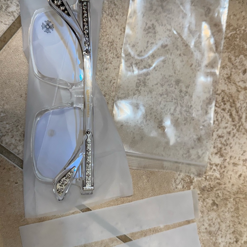 Chrome Hearts Silver Glasses